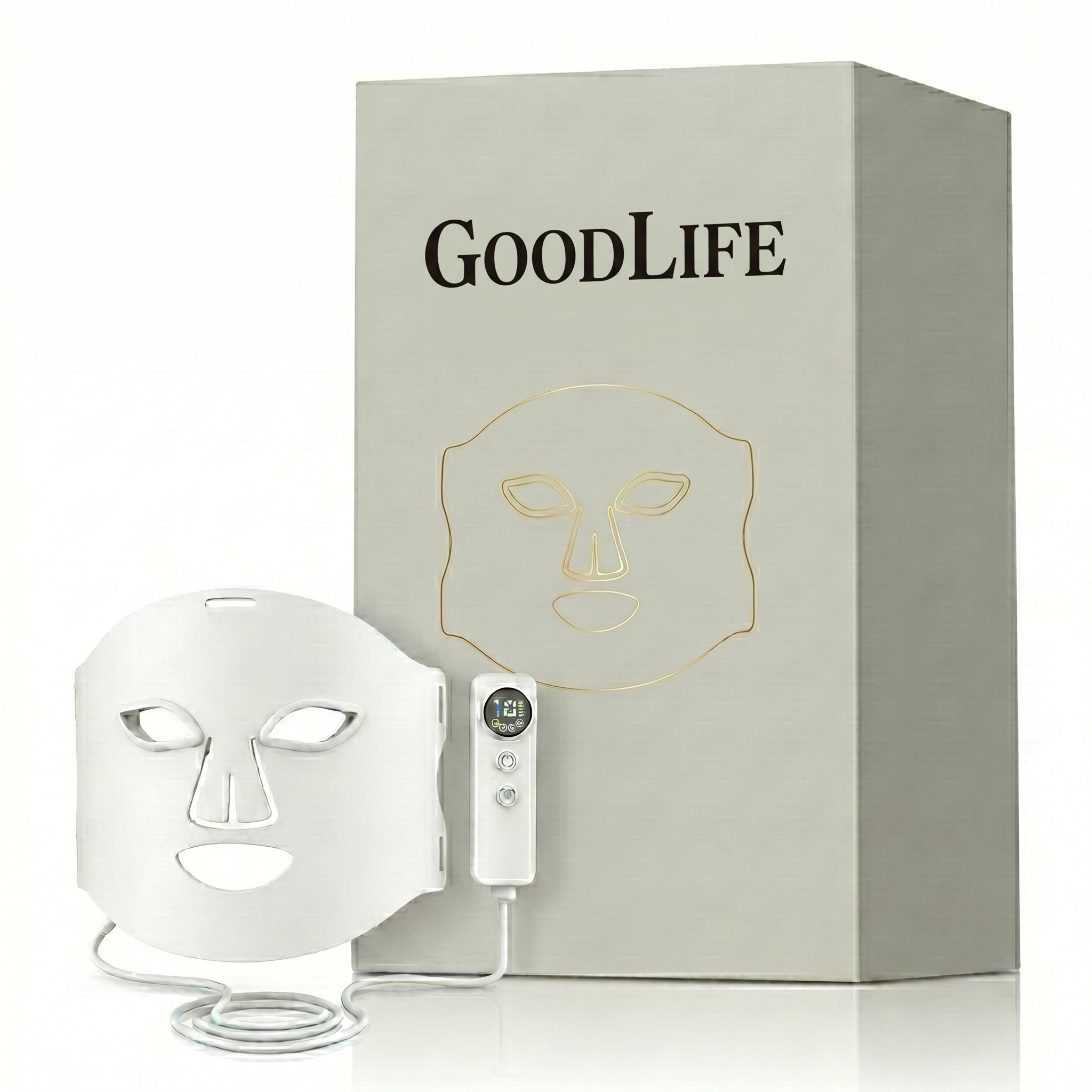 GoodLife Health Red Light Face Mask with packaging